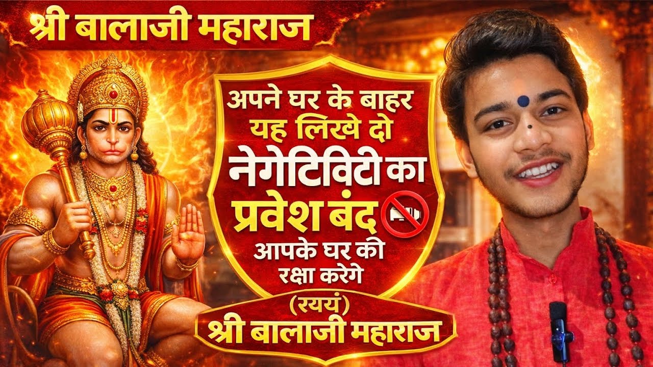 अपने घर के बाहर यह लिखे दो नेगेटिविटी का प्रवेश बंद आपके घर की रक्षा करेगे(रययं) श्री बालाजी महाराज 