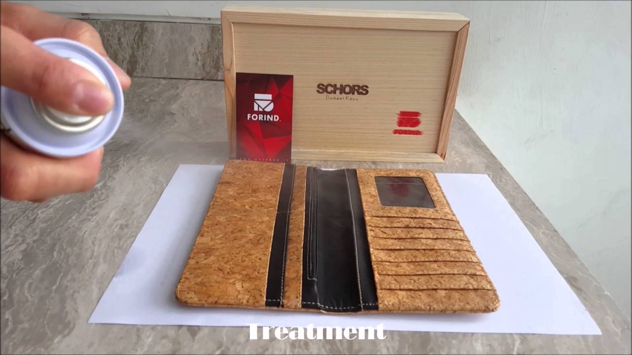 Cork Wallet Protected by TALAS Water Repellent