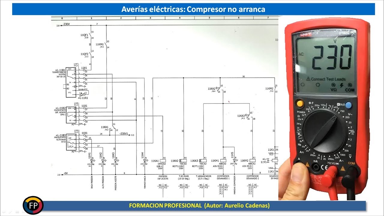 Averias electricas en refrigeracion: Compresor no funciona (Clase 181)