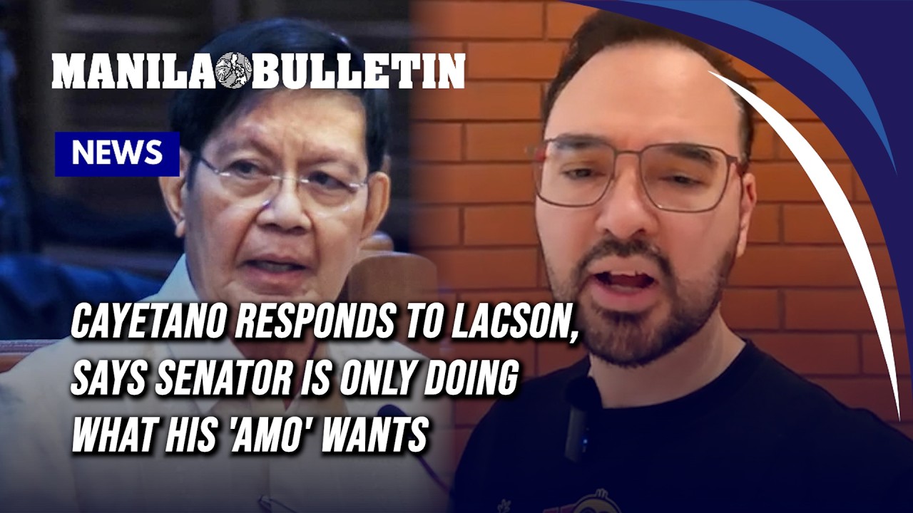Cayetano responds to Lacson, says senator is only doing what his 'amo' wants