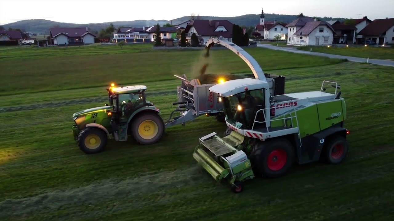 Prva košnja / Siliranje - Kmetija Jakopič 🍀 2024 🌱 4K 🍀  1. Schnitt // Silage | 🚜 MEKAT 🚜 || 34 ha