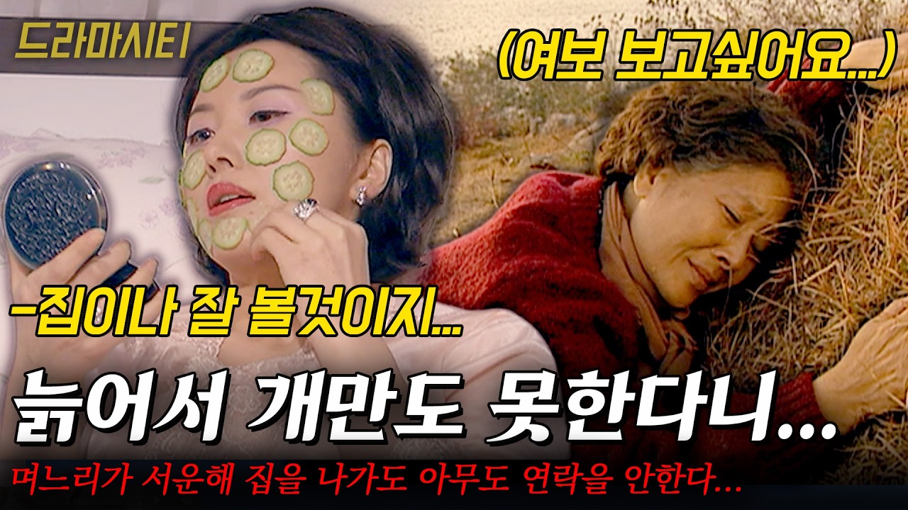[드라마시티] 여보 많이 그리워요...시어머니인 나보다 개를 아끼는 며느리가 서운해 집을 나가도 아무도 연락을 안한다... |강아지를 찾습니다| | KBS 2002.11.24