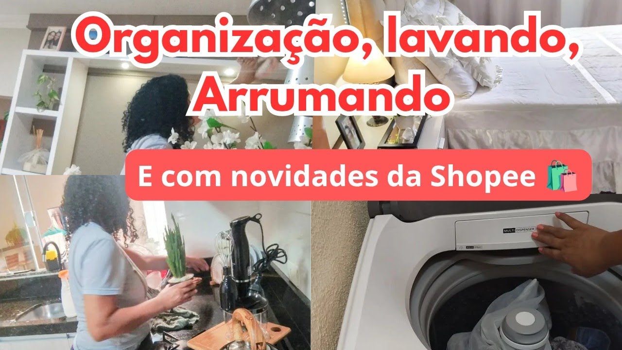 Rotina da casa! Organização/ Cama posta da semana+ novidade da Shopee 