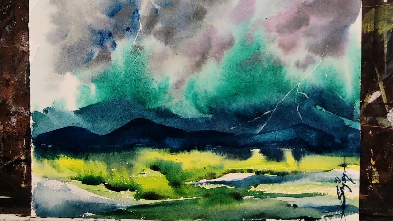 Watercolor on paper @Sanjayshaharts 