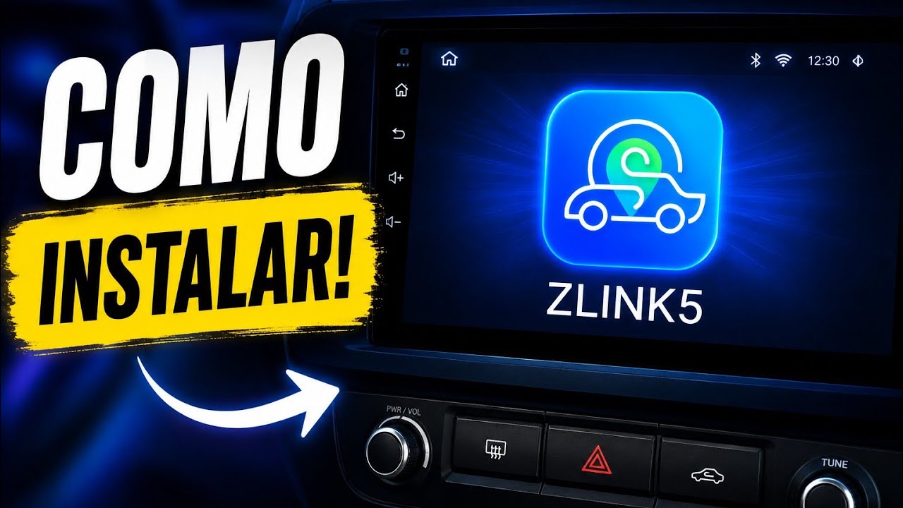 Como instalar o Zlink5 (CarPlay) na sua central multimídia android!
