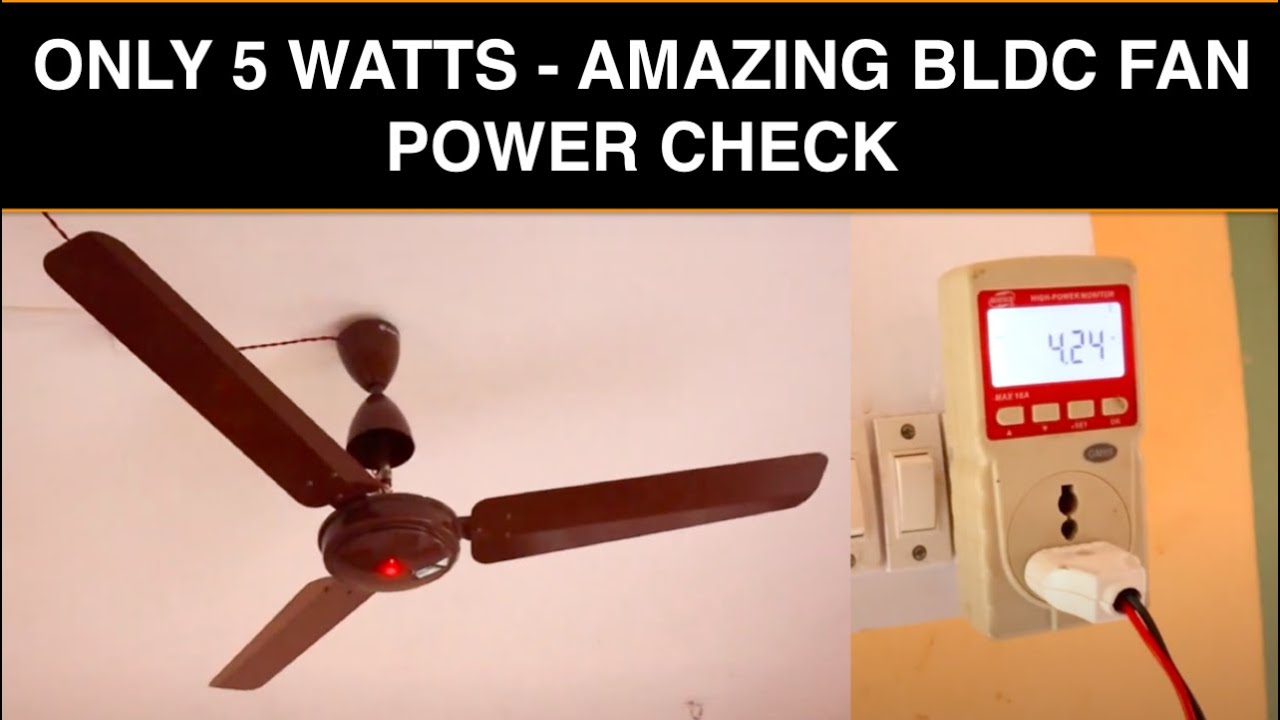 70% ELECTRICITY SAVING - BEST BLDC FAN with REMOTE. PROOF. Power Consumption TESTING.