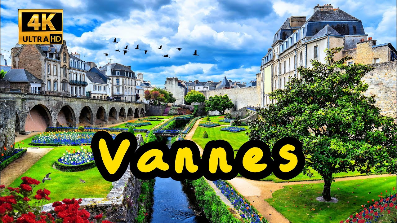 Vannes, Charming Medieval Town in France, Niche Travel, 4K