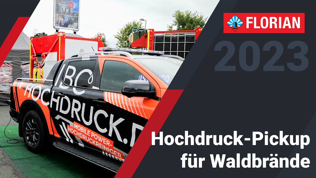 Hochdruck-Löscheinrichtung für Pickups zur Waldbrandbekämpfung