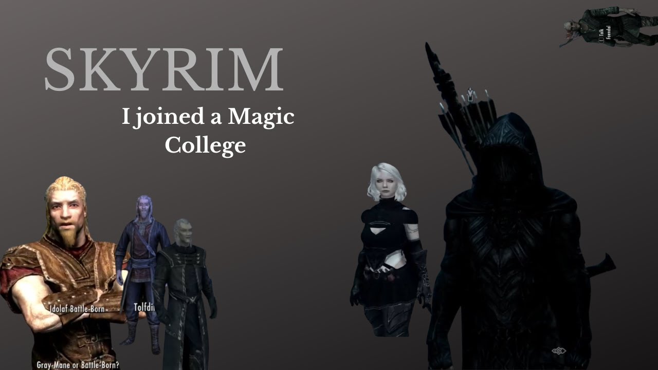 Skyrim - I joined a Magic College