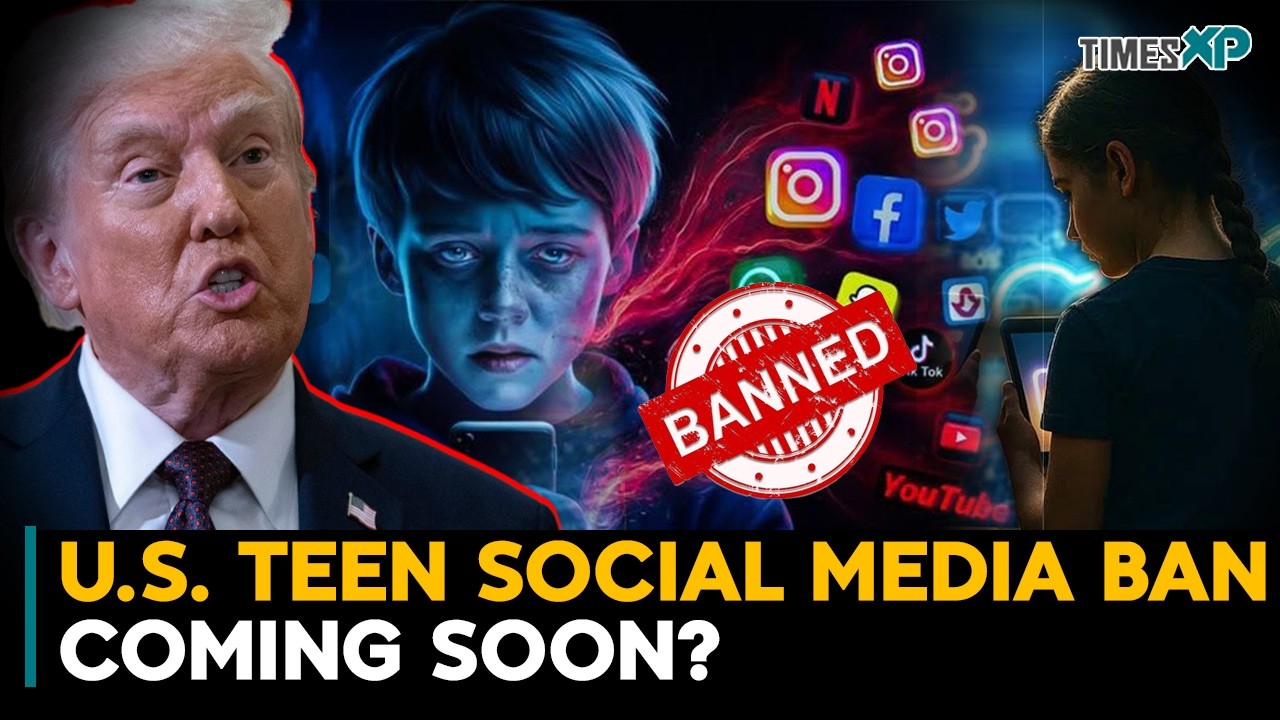 U.S President Trump Eyeing Social Media Ban For Teens | U.S. News