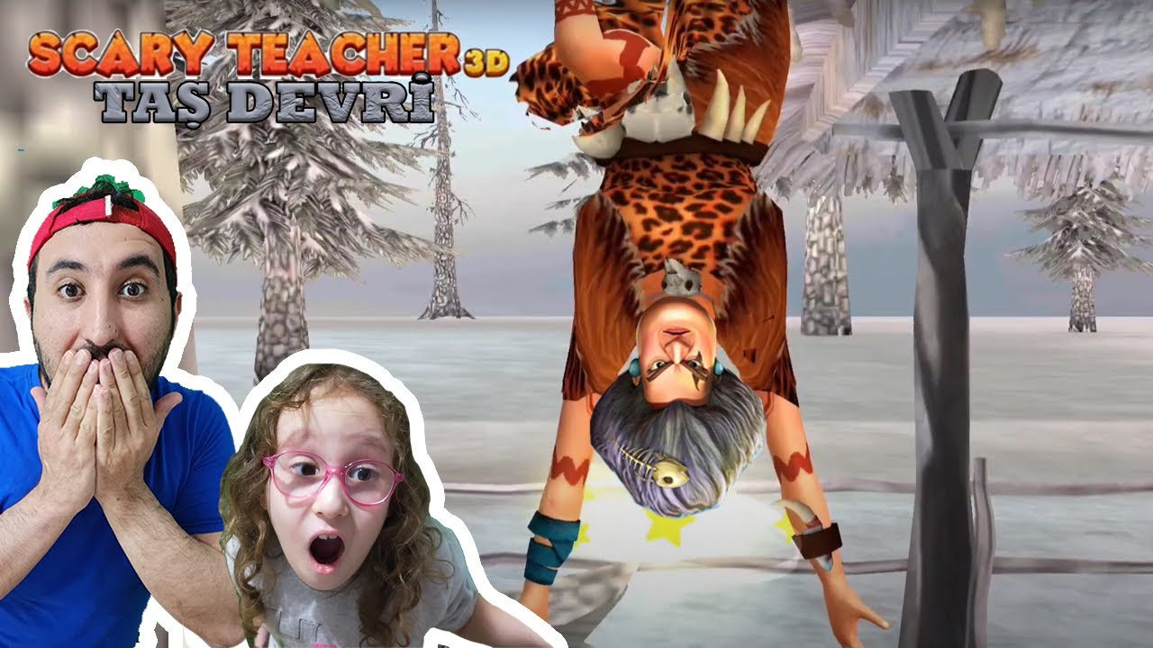 KORKUNÇ ÖĞRETMENE BOMBA ŞAKASI HAVAYA UÇTU 😱 SCARY TEACHER TAŞ DEVRİNDE 3D! BAHAR | OYUNA GEL