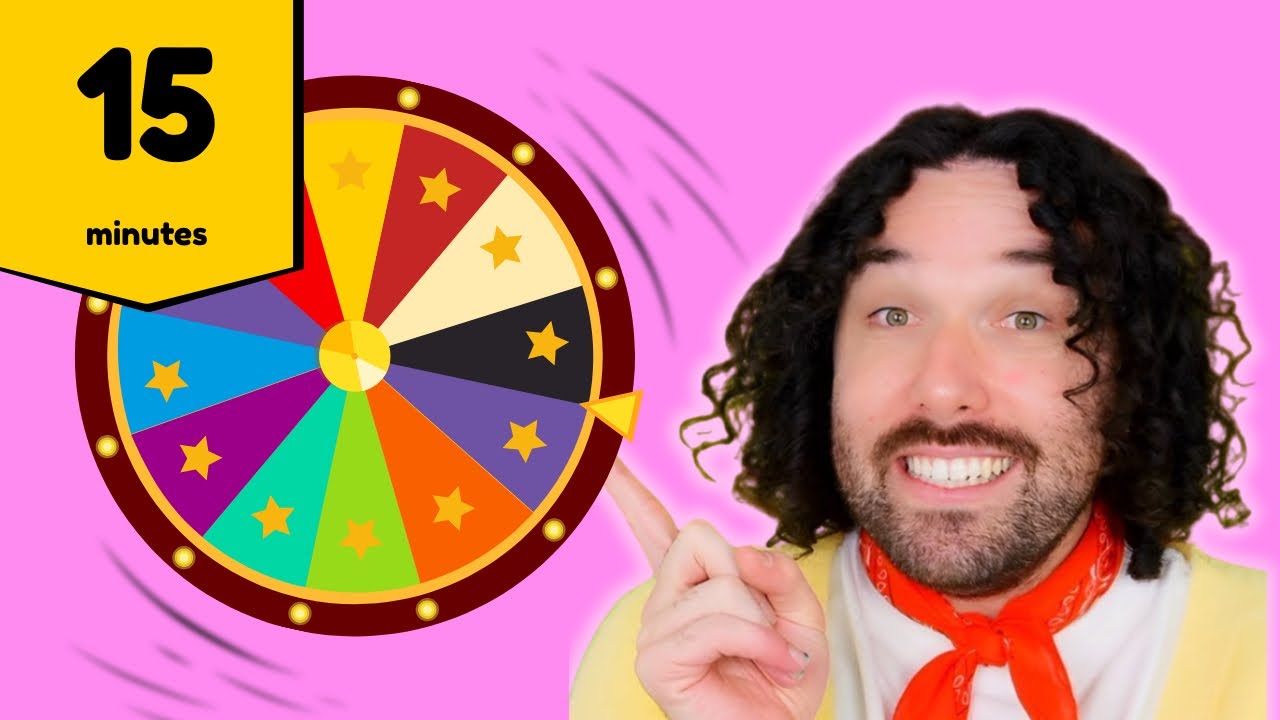 ¡Gira la Rueda! Canciones Infantiles en Español | Animales y Libros con Teacher Peter