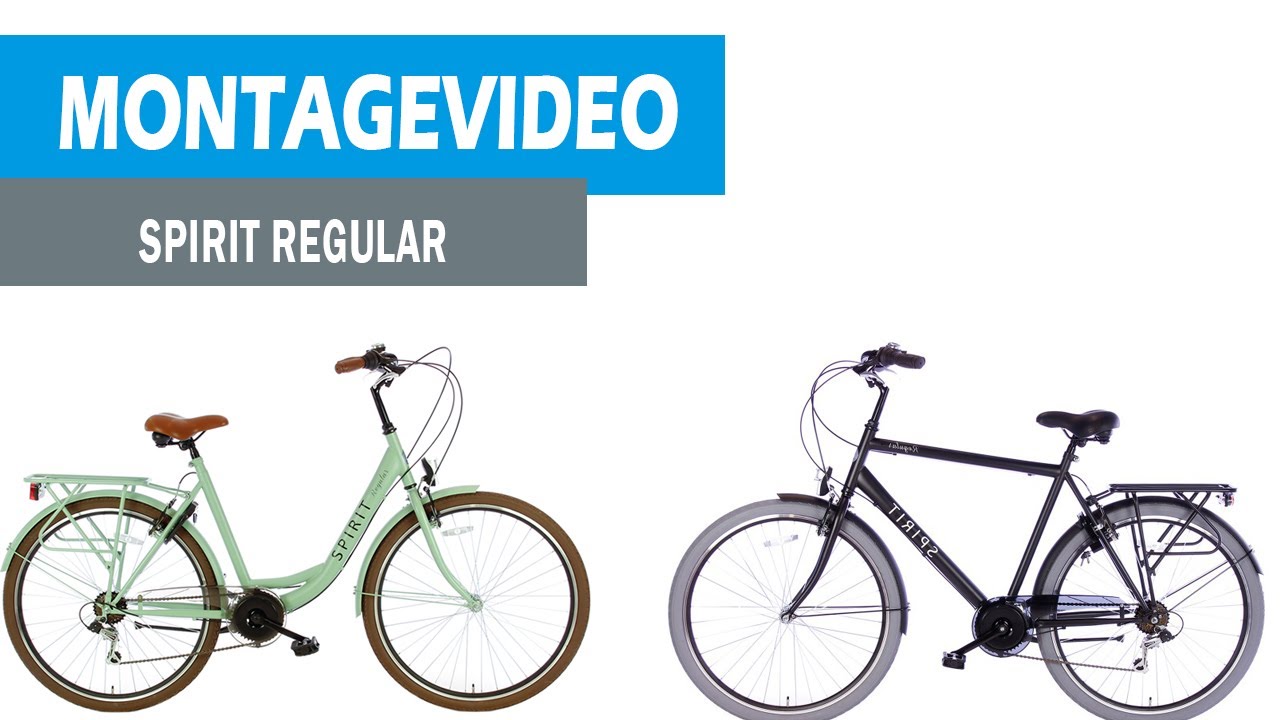 Spirit damesfiets Regular montage video