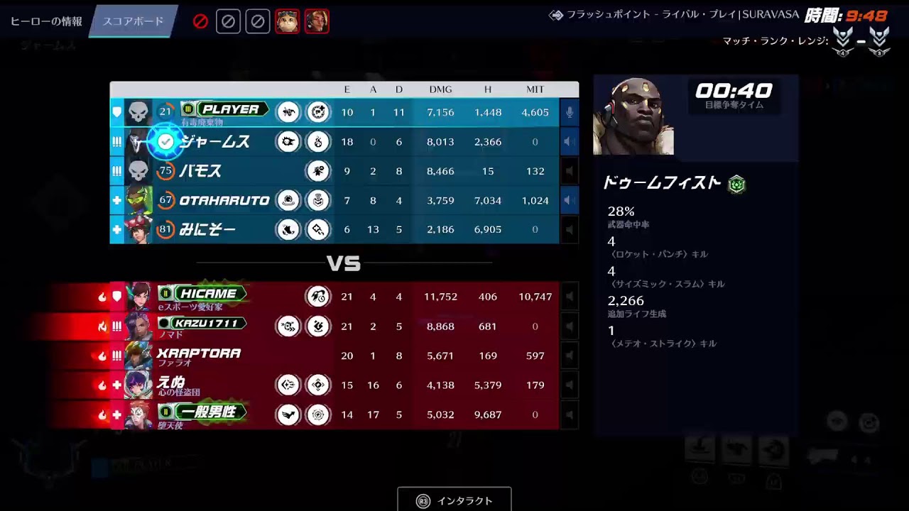 [OW2雑]勝ちたい