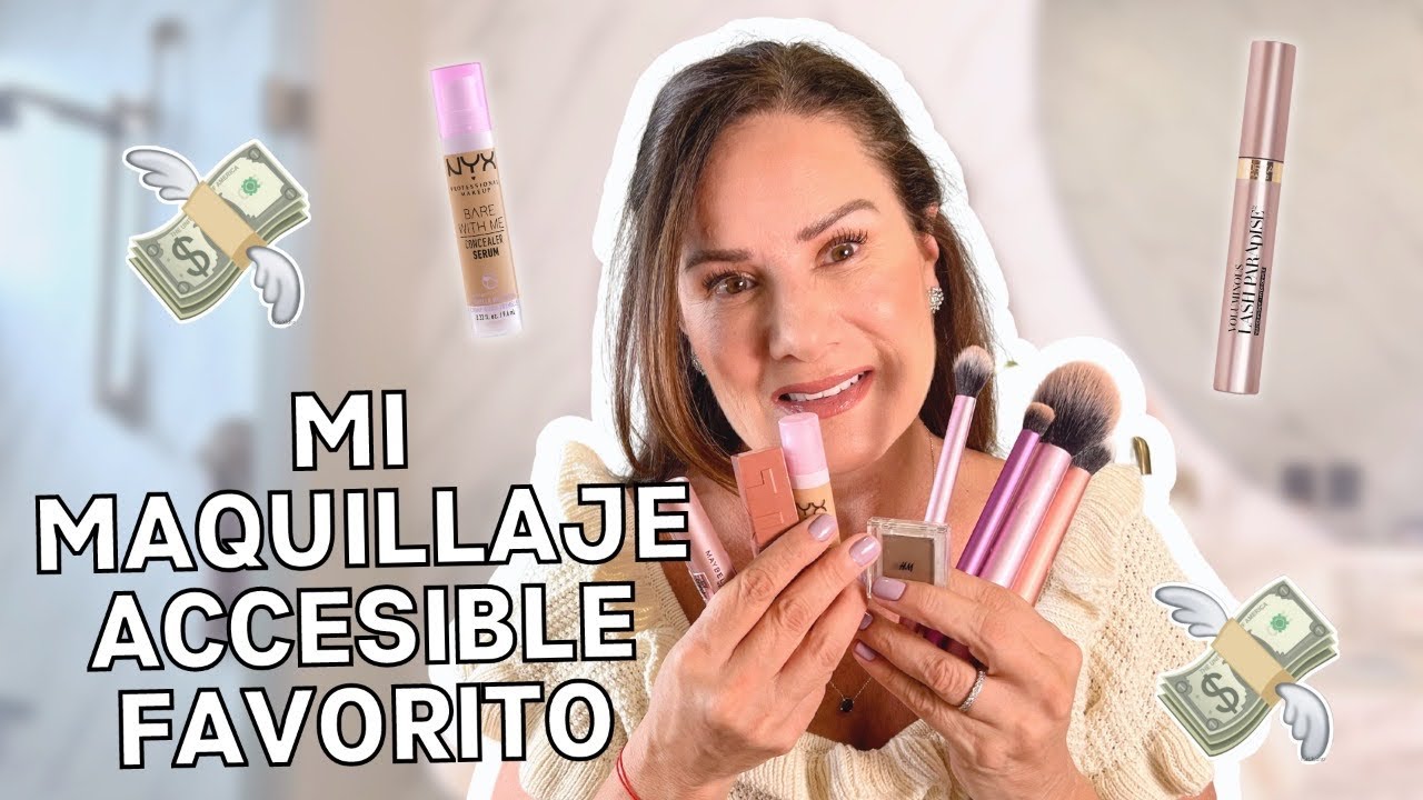 MAQUILLAJE ACCESIBLE $$ (TUTORIAL con Productos de BELLEZA favoritos de GLORIA CALZADA)  | Puro Glow