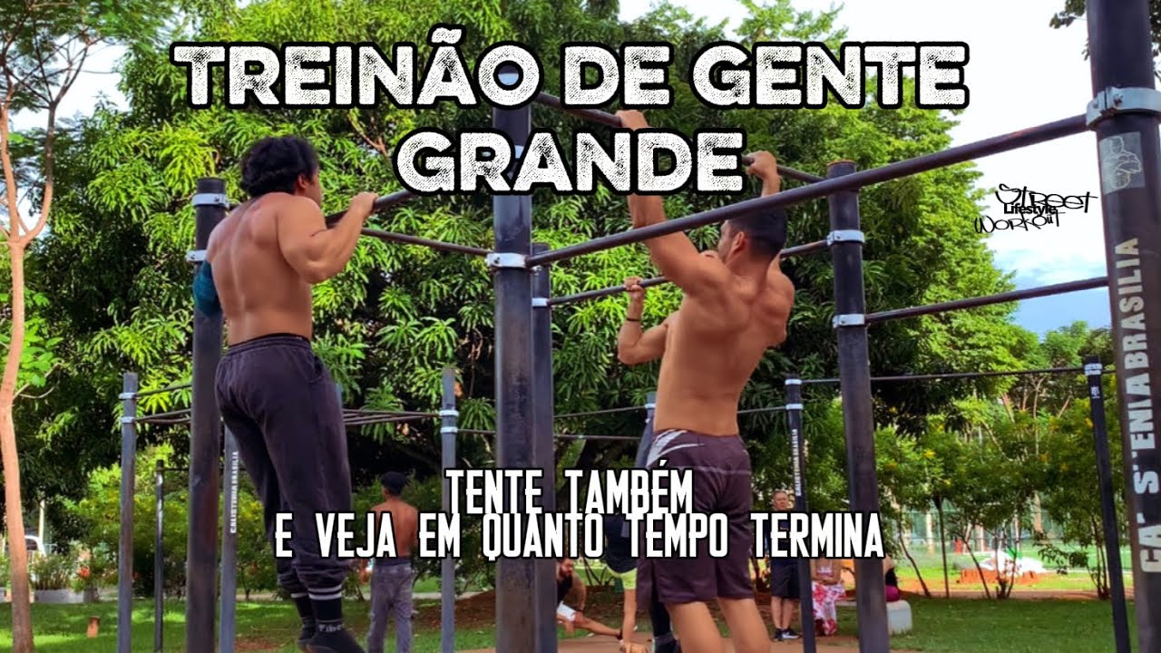 TREINO DE GENTE GRANDE, CONSEGUE? 