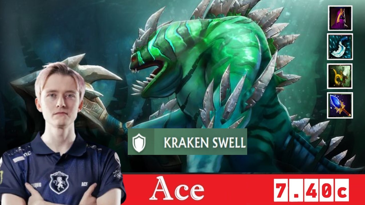[DOTA 2] Ace TIDEHUNTER [TEAM LIQUID vs TEAM SPIRIT] PGL WALLACHIA 7] [7.40c] [3]