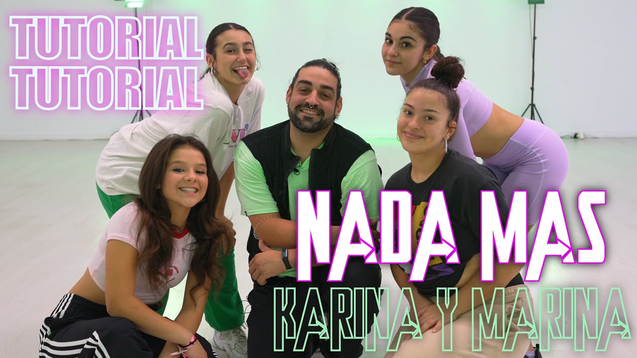 TUTORIAL Alee Luque 🎤 NADA MÁS (Videoclip Oficial) 🎶 ✨NUEVA CANCIÓN de KARINA Y MARINA y Jose Seron