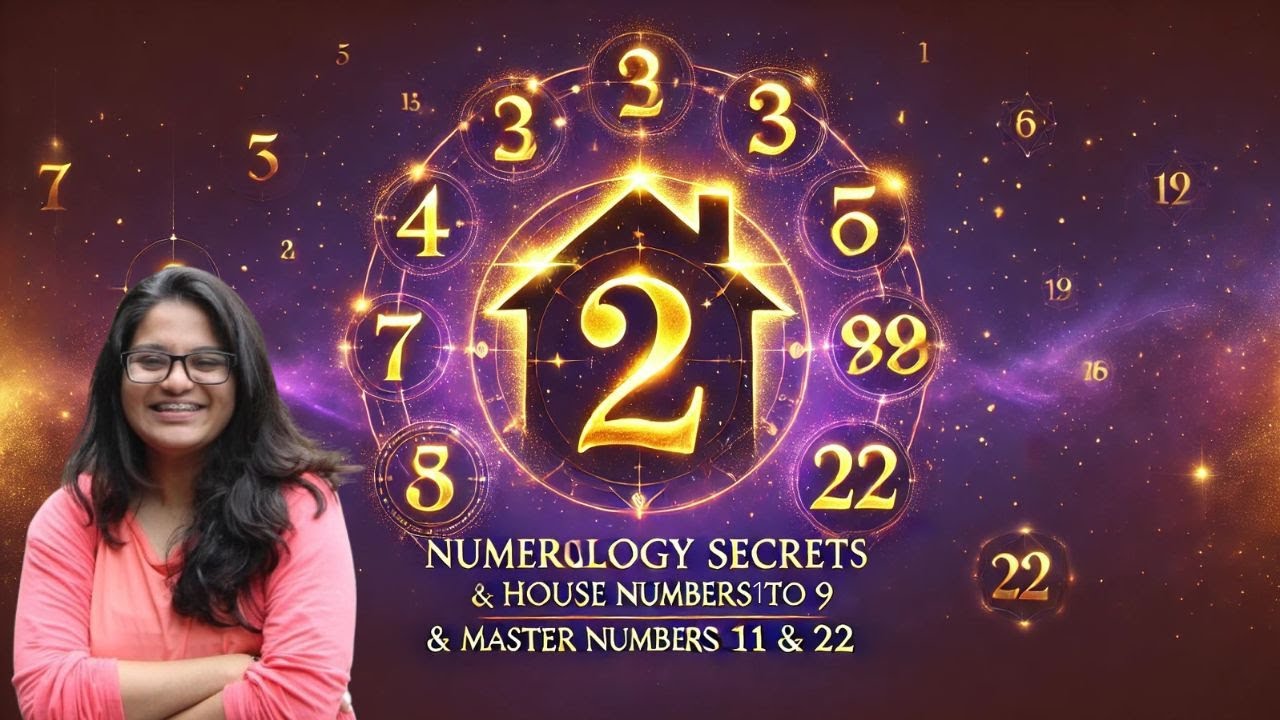 Your lucky number based on your birthdate | Numerology For House Numbers 1-9 | Master Number 11 & 22