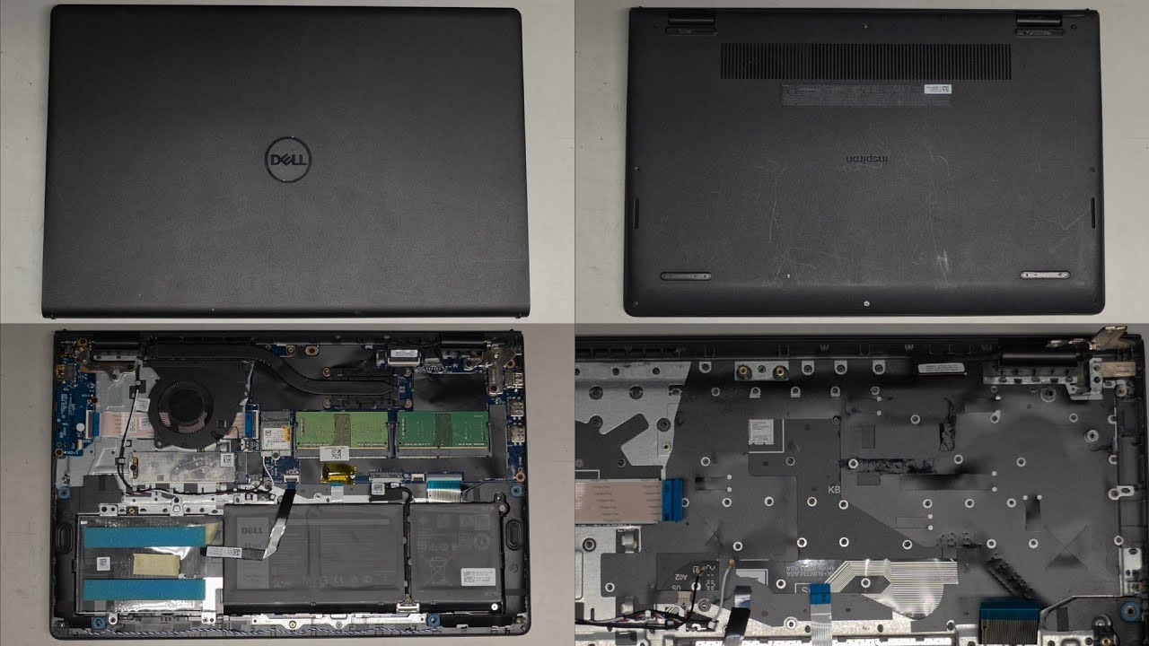 DELL Inspiron 15 3511 Disassembly RAM SSD Hard Drive Upgrade Battery Motherboard Replacement Repair