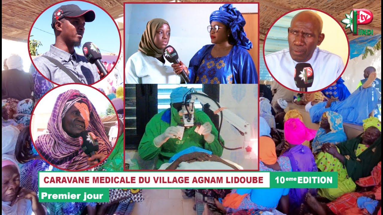 Premier jour: CARAVANE MEDICALE DU VILLAGE AGNAM LIDOUBE 10 ème EDITION
