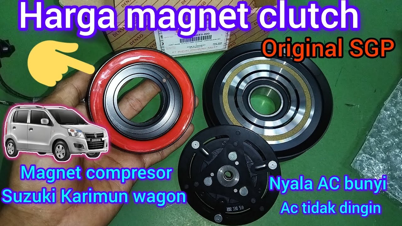 REVIEW HARGA DAN SPESIFIKASI SPAREPART MAGNET CLUTCH COMPRESOR SUZUKI KARIMUN WAGON R, ORIGINAL SGP