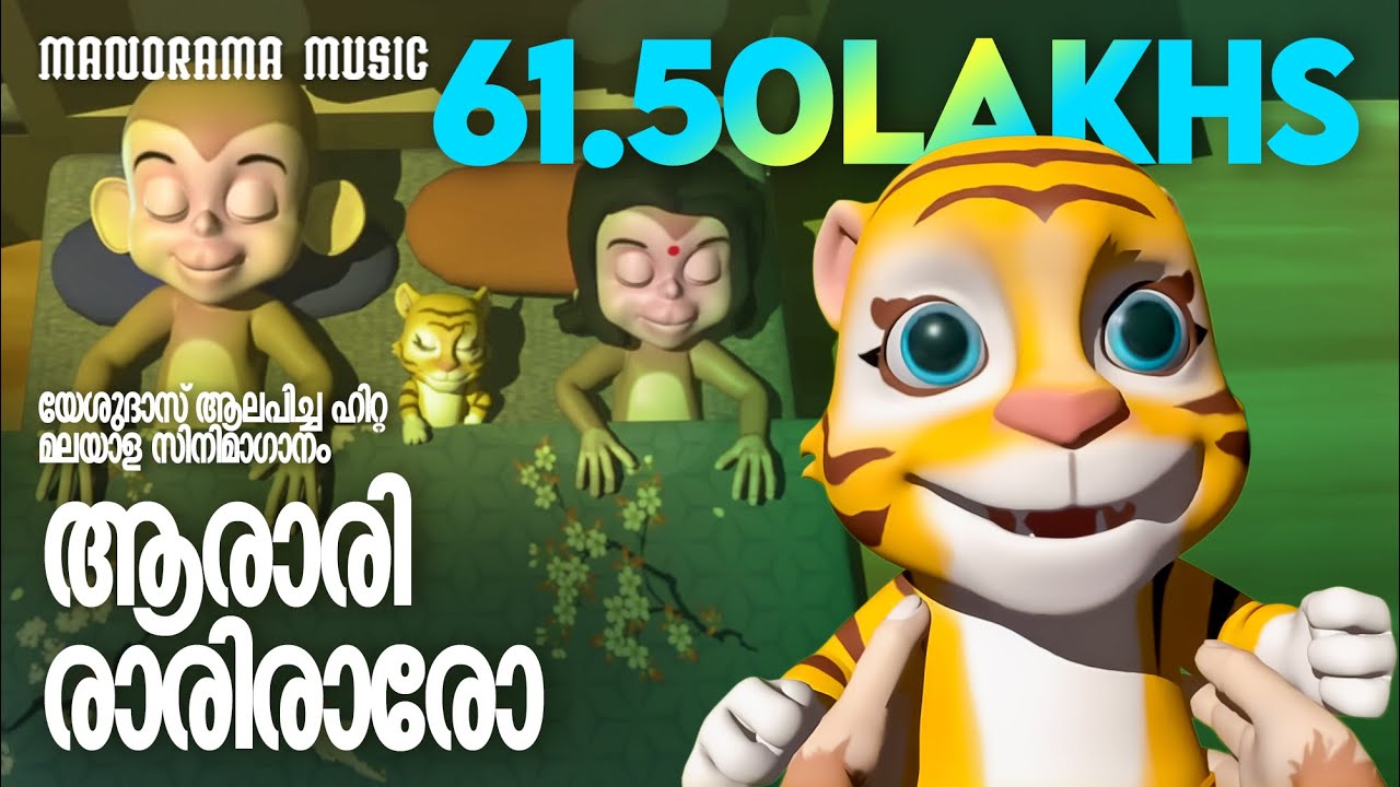 Aarari Rariro |Film Song Animation Version|യേശുദാസ് ആലപിച്ച ഹിറ്റ് മലയാള സിനിമാഗാനം അനിമേഷൻ രൂപത്തിൽ