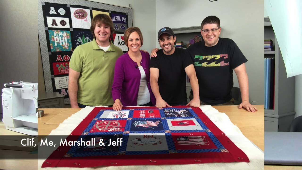 Behind the Scenes of Craftsy's New T-Shirt Quilt Class with Sara Snuggerud
