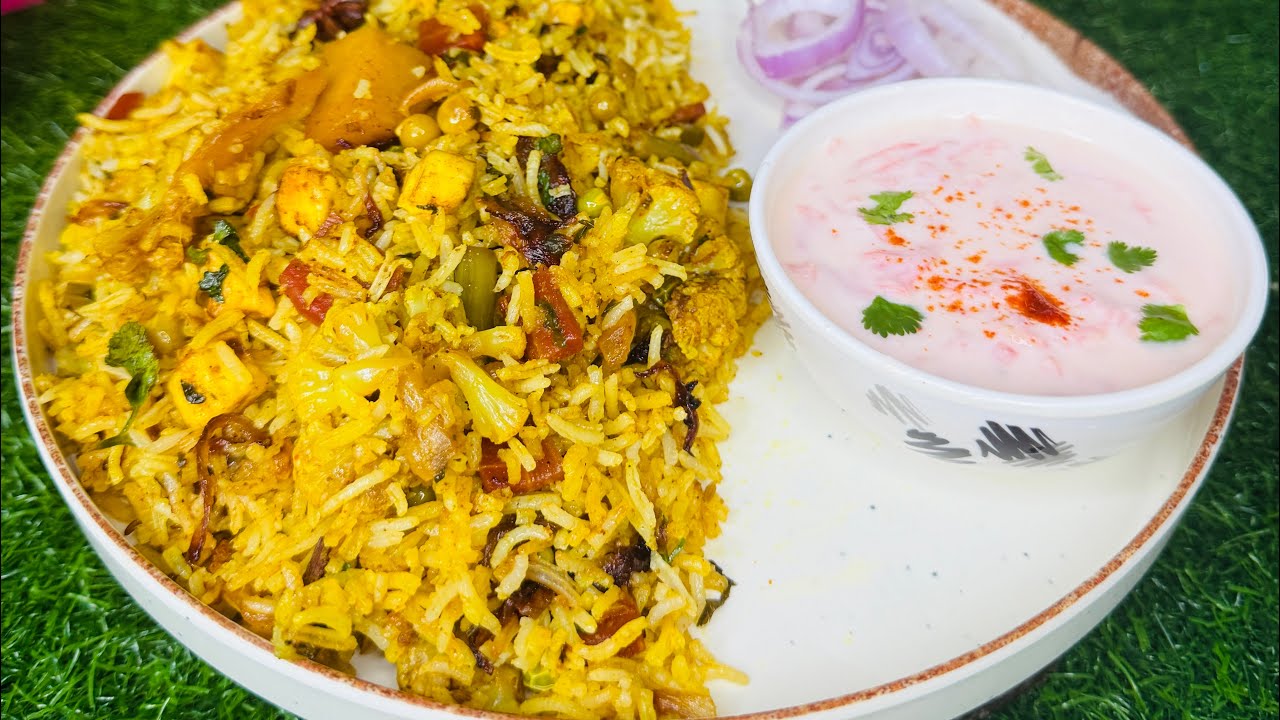 Veg Dum Handi Briyani Recipe |वेज बिरयानी Restaurant Style |Veg Briyani |Lunch Idea..