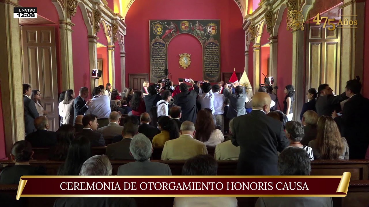 🔴#ENVIVO | Ceremonia de Doctor Honoris Causa: Dr. Domingo García Belaunde