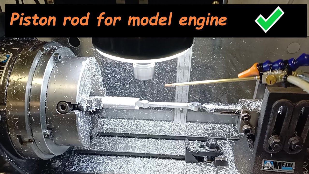 Piston rod for a model engine