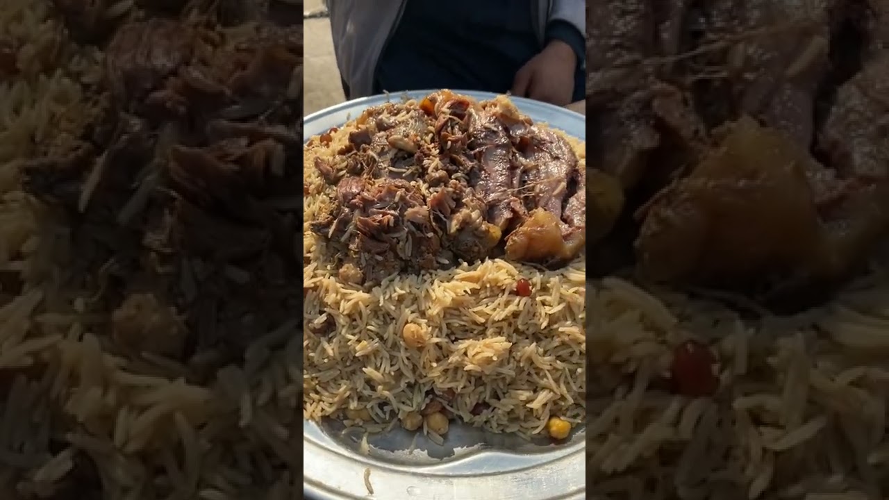Kabuli Pulao | Street foods #shourts #afghanistan Subscribe us