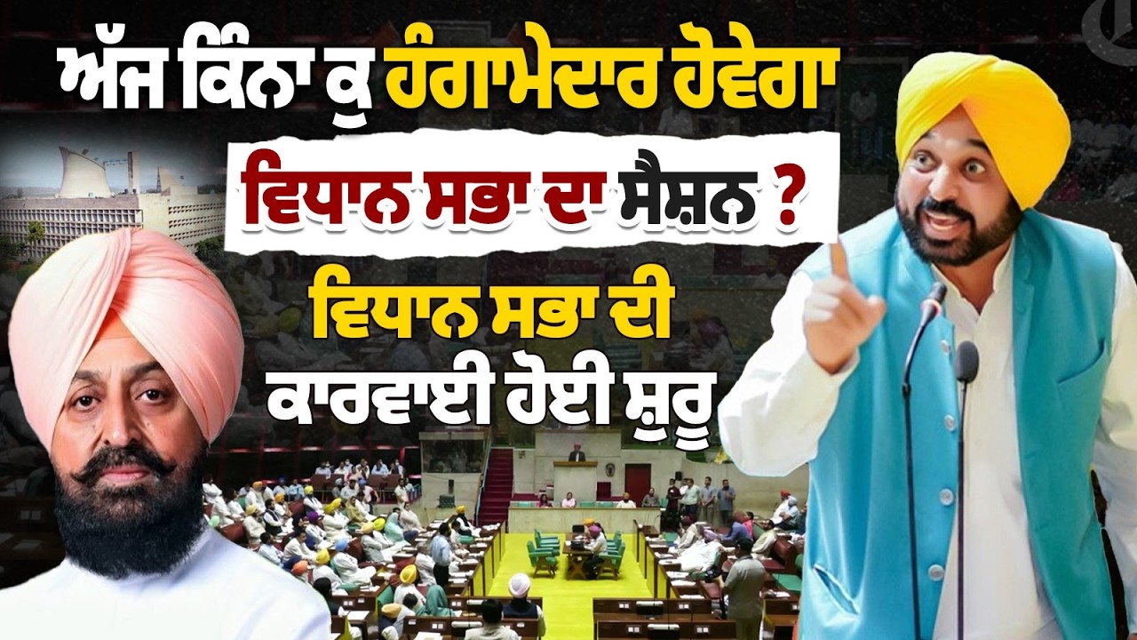 Punjab Vidhana Sabha Budget Session LIVE 4th Day | Punjab News | Politics | CM Mann | Partap Bajwa