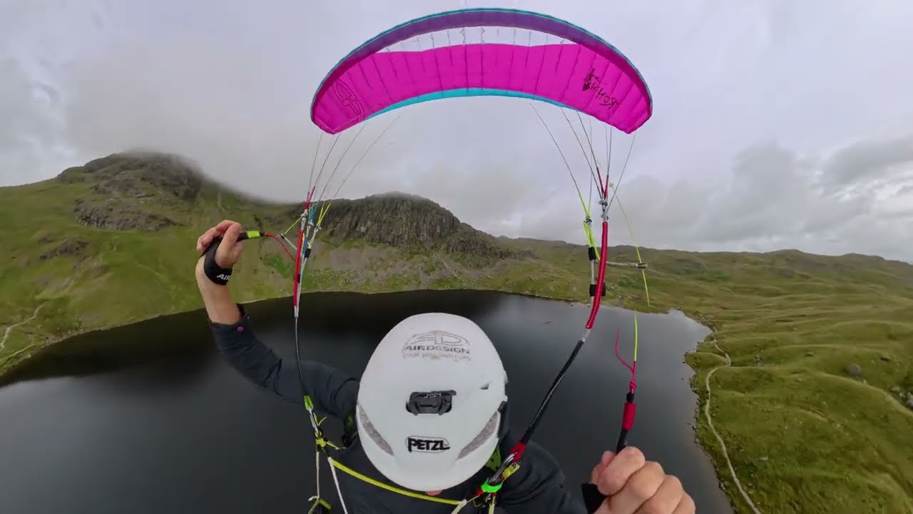 Flying a Stickle Ghyll Line
