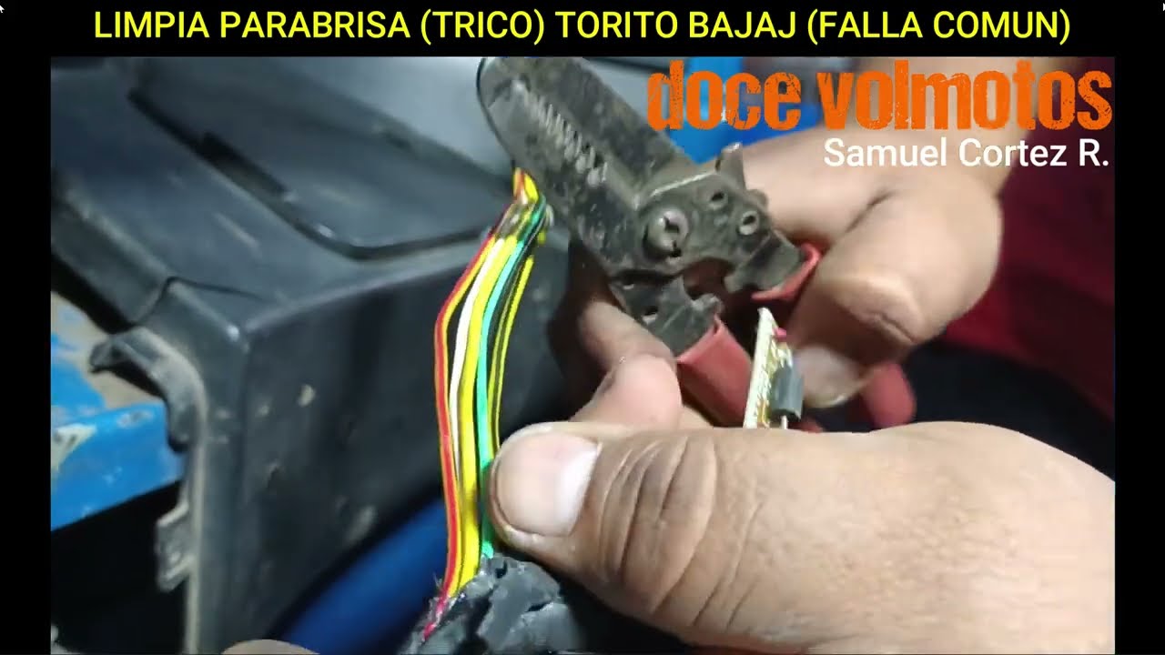 LIMPIA PARABRISA (TRICO) TORITO BAJAJ (FALLA COMUN)