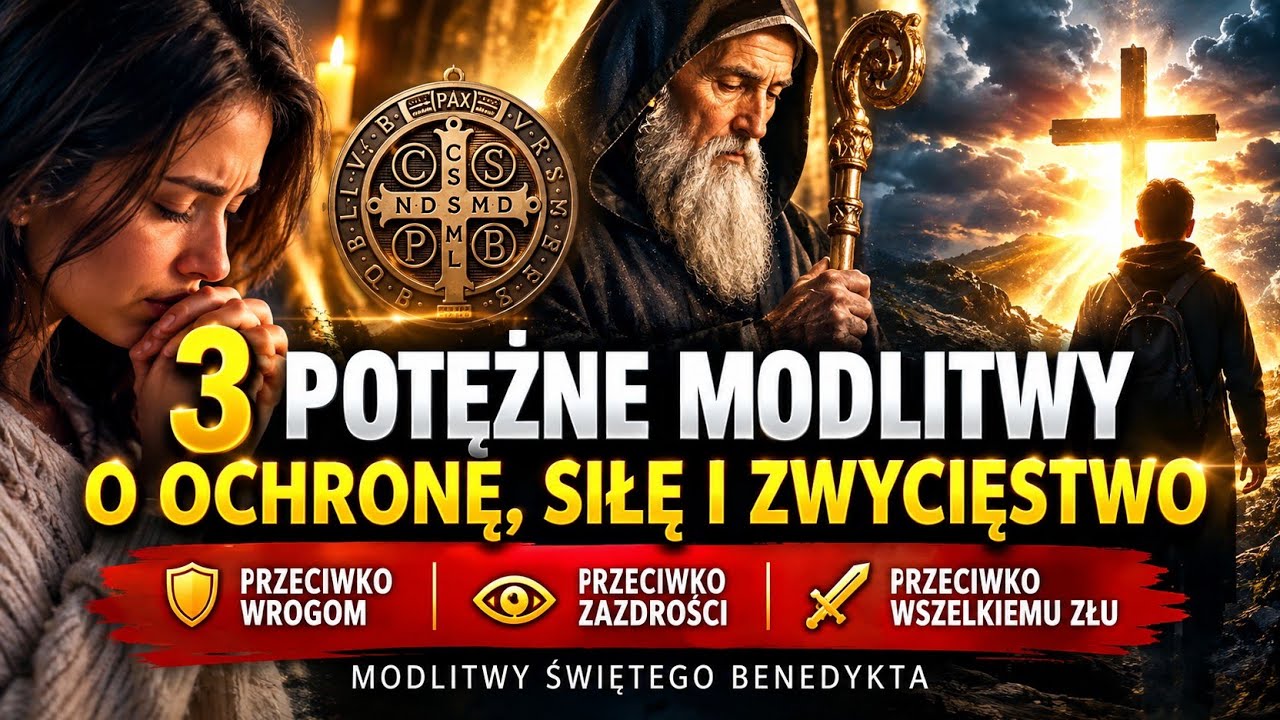 ⚔️ TA POTĘŻNA MODLITWA POMOŻE CI POKONAĆ KAŻDĄ PRZECIWNOŚĆ | 3 MODLITWY O OCHRONĘ I ZWYCIĘSTWO