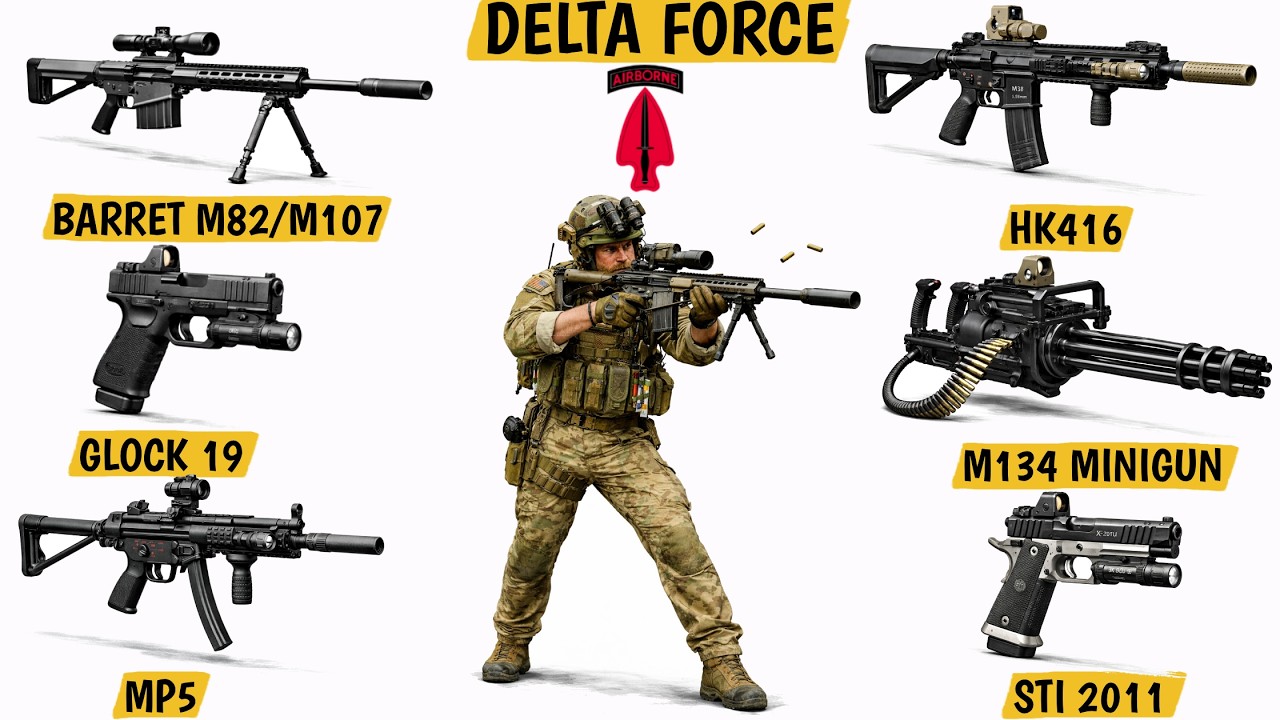Every Weapon Used by Delta Force EXPLAINED