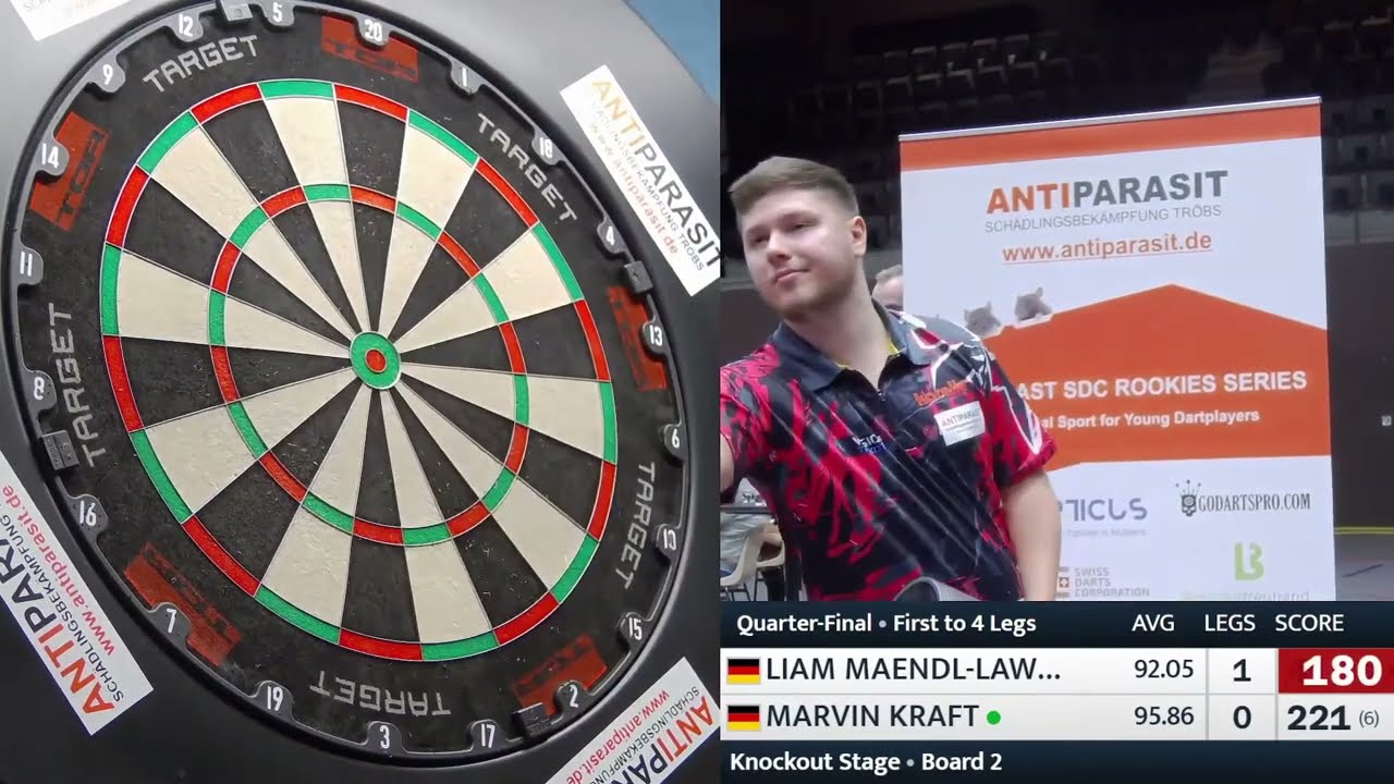 Liam Maendl-Lawrance vs Marvin Kraft Highlights / SDC Rookies Series 1 Quarter-Final 2025/26