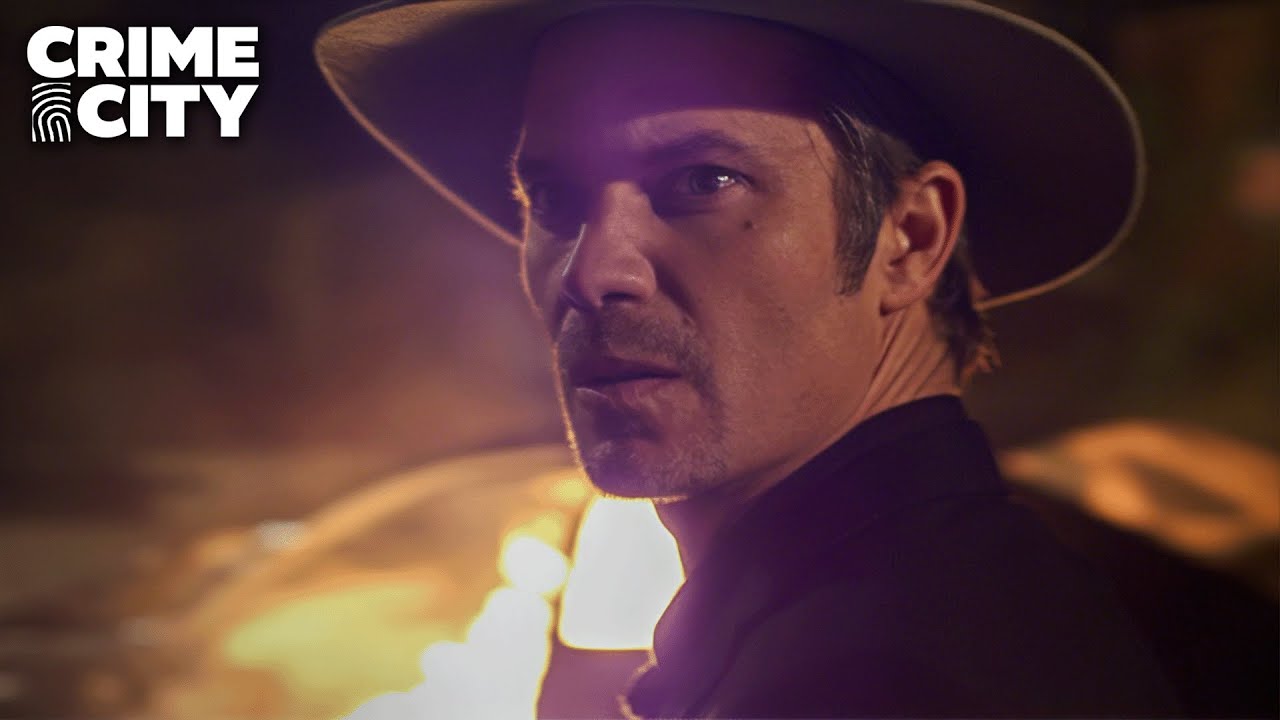 Blowing Up Quarles’ Car | Justified (Timothy Olyphant, Neal McDonough)
