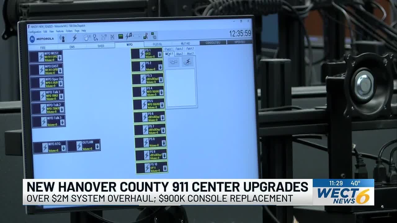 New Hanover County upgrading 911 center operations