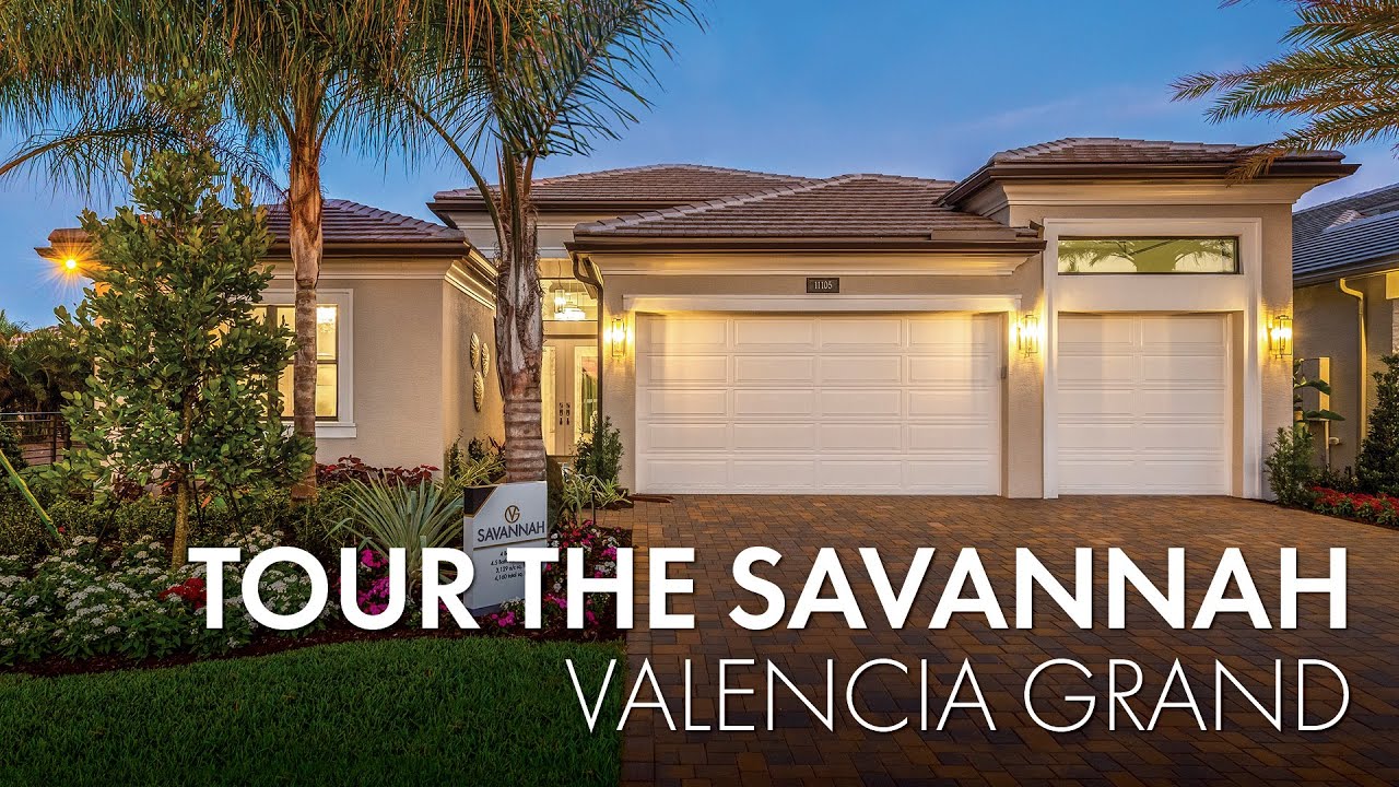 Tour the Savannah Model at Valencia Grand in Boynton Beach