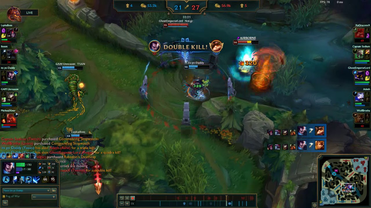 Return of Yasuo quad