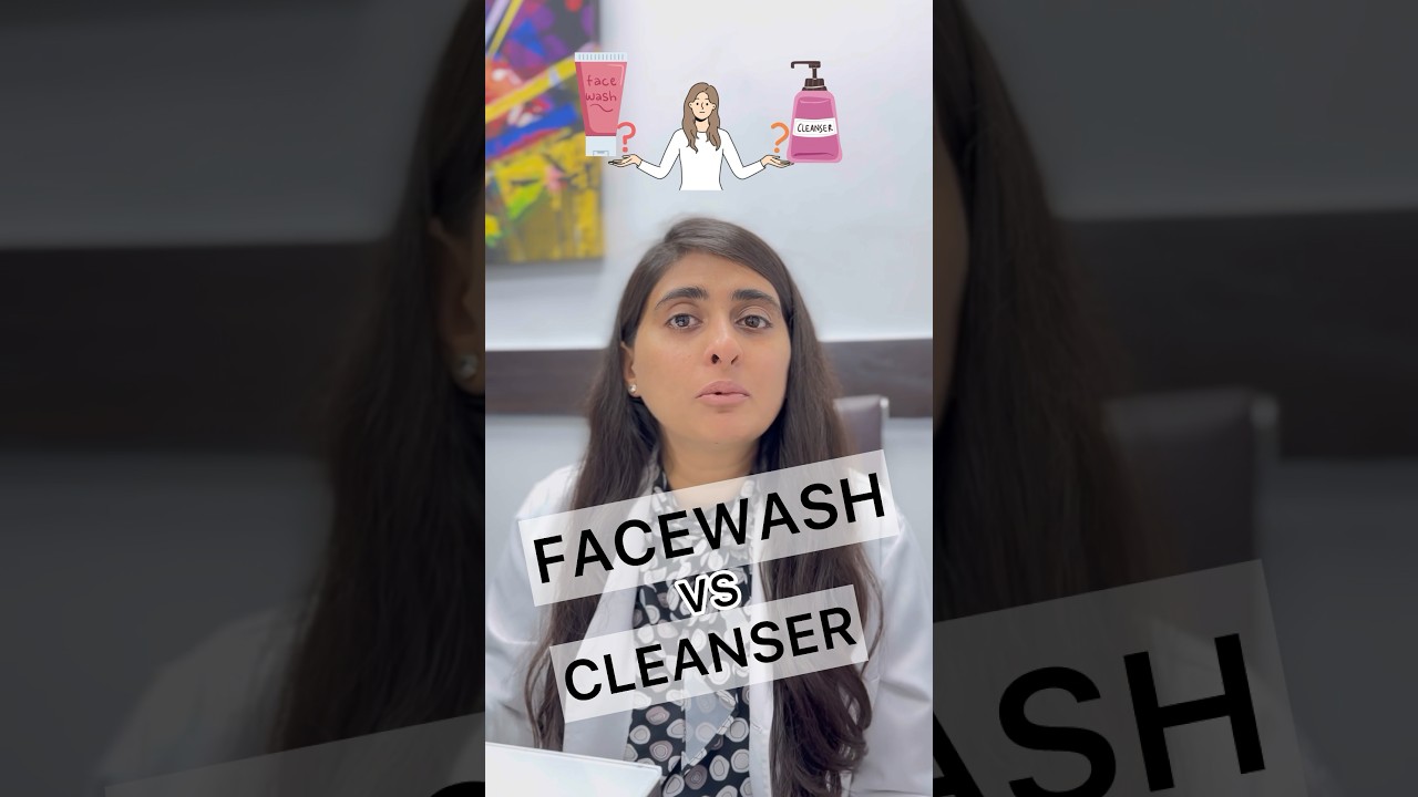 Facewash vs Cleanser | How to wash face properly? | What to wash face with?