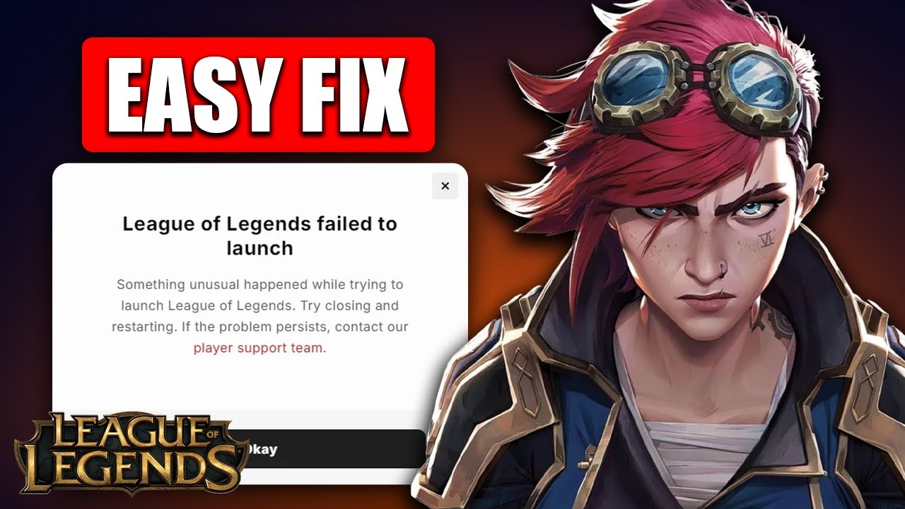 How To Fix League Of Legends Failed To Launch | Something Unusual Happened While Trying To Launch