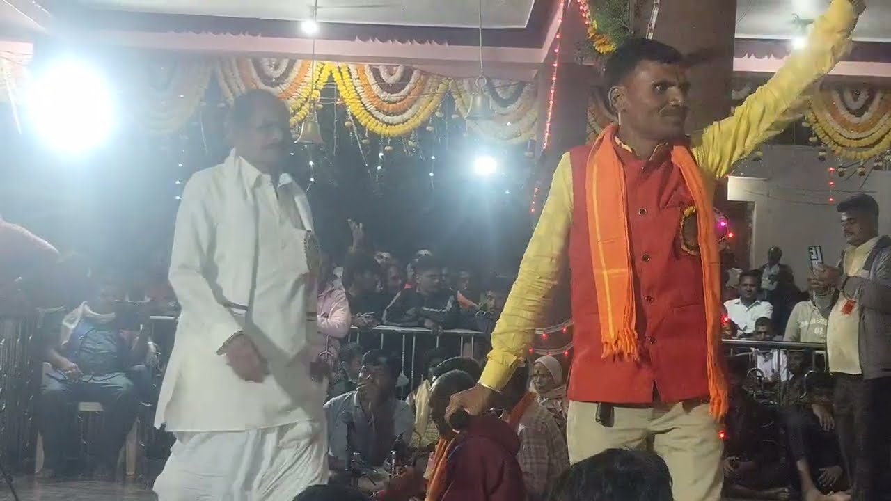 Sankar Rathod & Akash Chavan #banjara #bhajan At Sadagi Mok Tanda #funny #song #vairalvideo #viral 