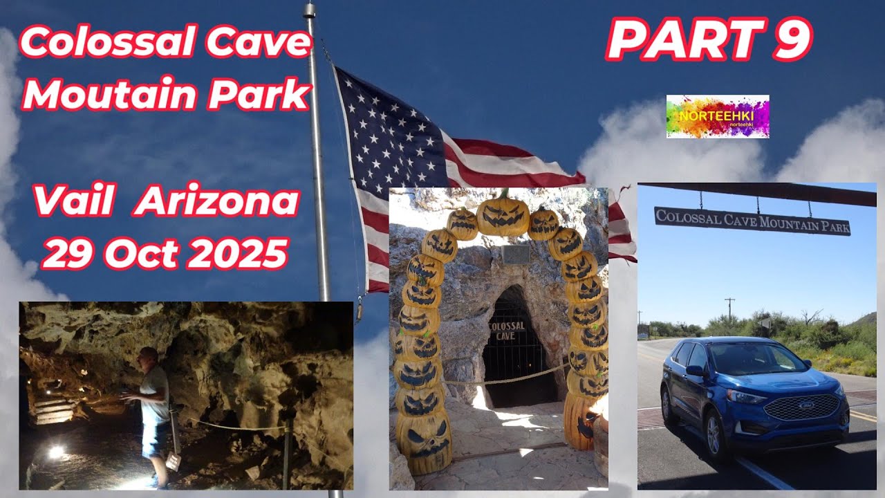 USA Colossal Cave Moutain Park in Vail AZ 29 Oct 2025 PART 9