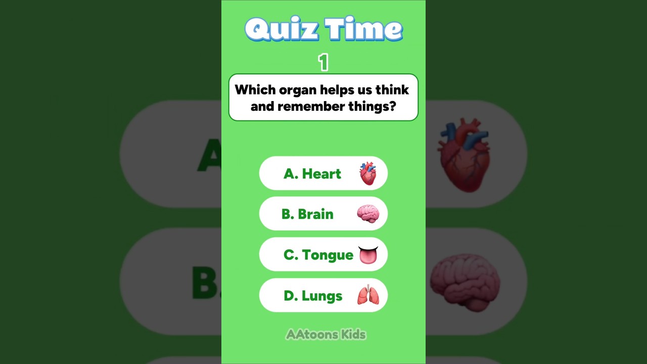 Science Quiz for Kids | Fun GK Quiz | Quiz Time | Learning Shorts for Kids