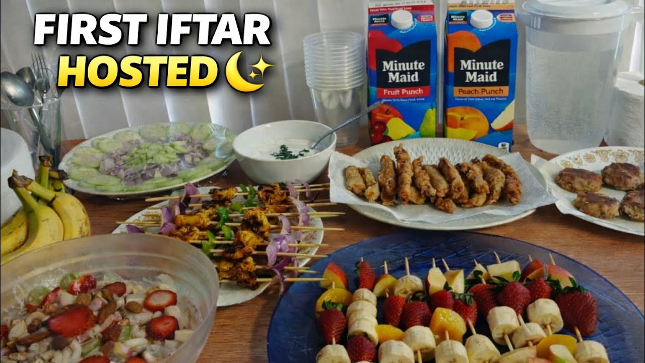 |As we hosted Iftar at our place|Iftar evening with Mr.& Mrs. Professor ..🌙|Our first Ramadan in Usa