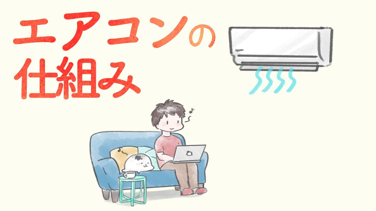 エアコンの仕組み    温度変化・構造・冷媒