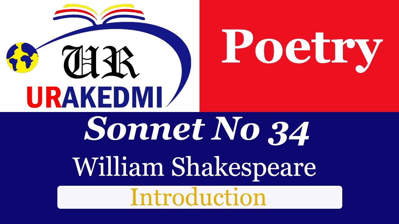 Sonnet No. 34: Introduction |William Shakespeare|Shakespearean sonnets|Shakespearean sonnet 34|